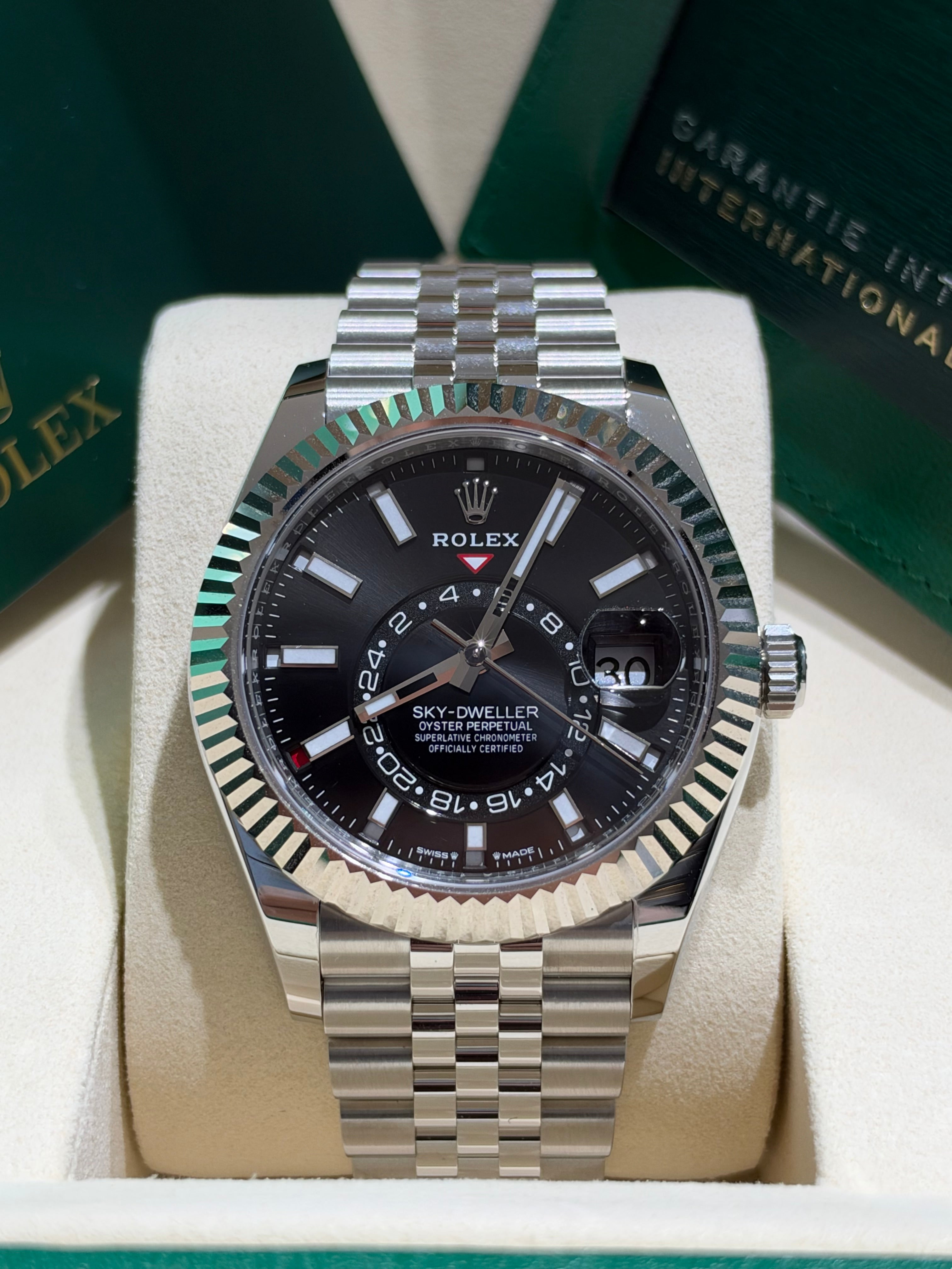 Rolex Sky-Dweller 42mm Stainless Steel 336934 “Bright Black” (2023)