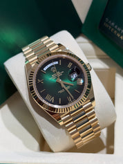 Rolex Day-Date 40mm Yellow Gold 228238 “Green Ombré” (2026)