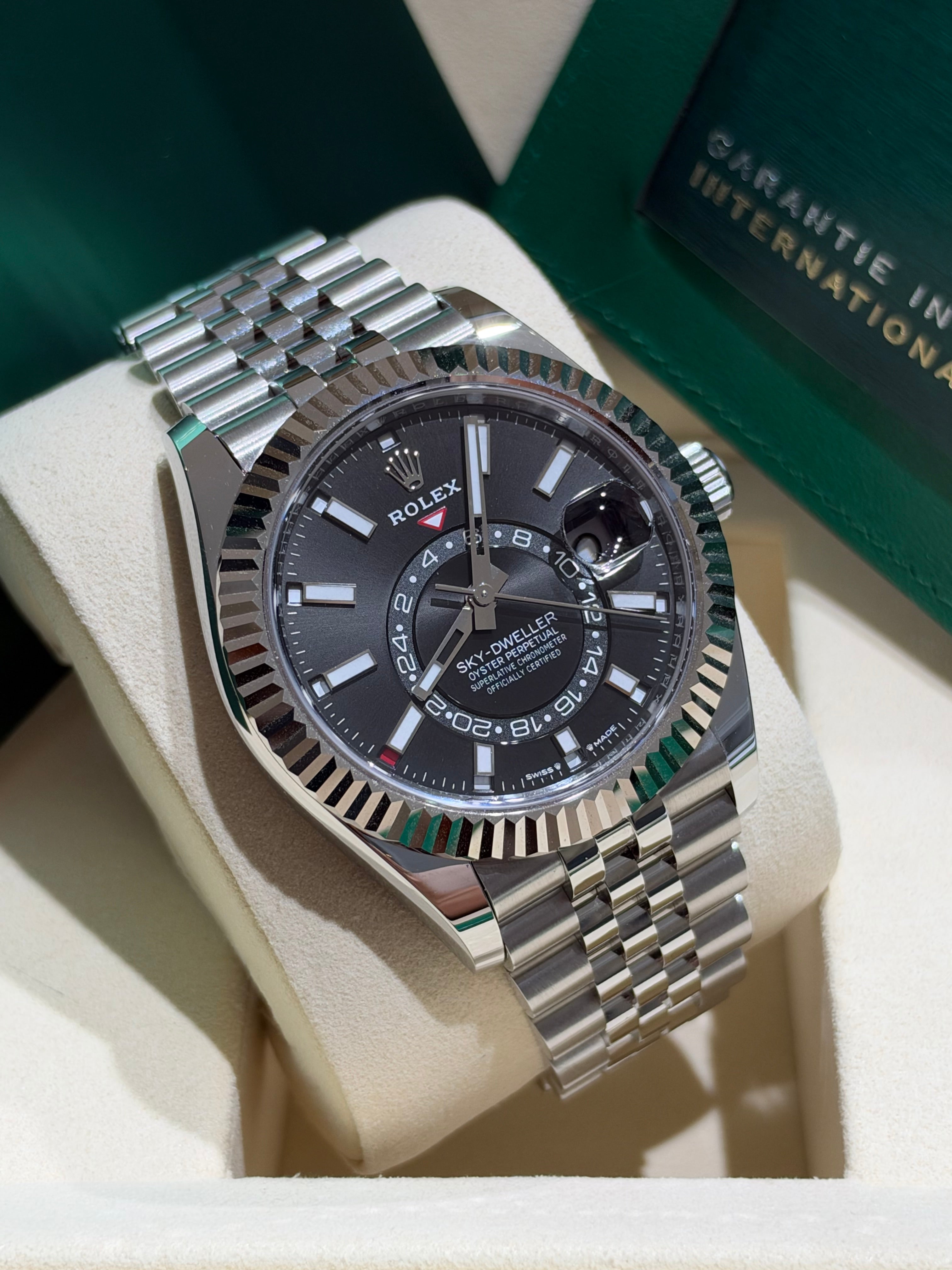 Rolex Sky-Dweller 42mm Stainless Steel 336934 “Bright Black” (2023)