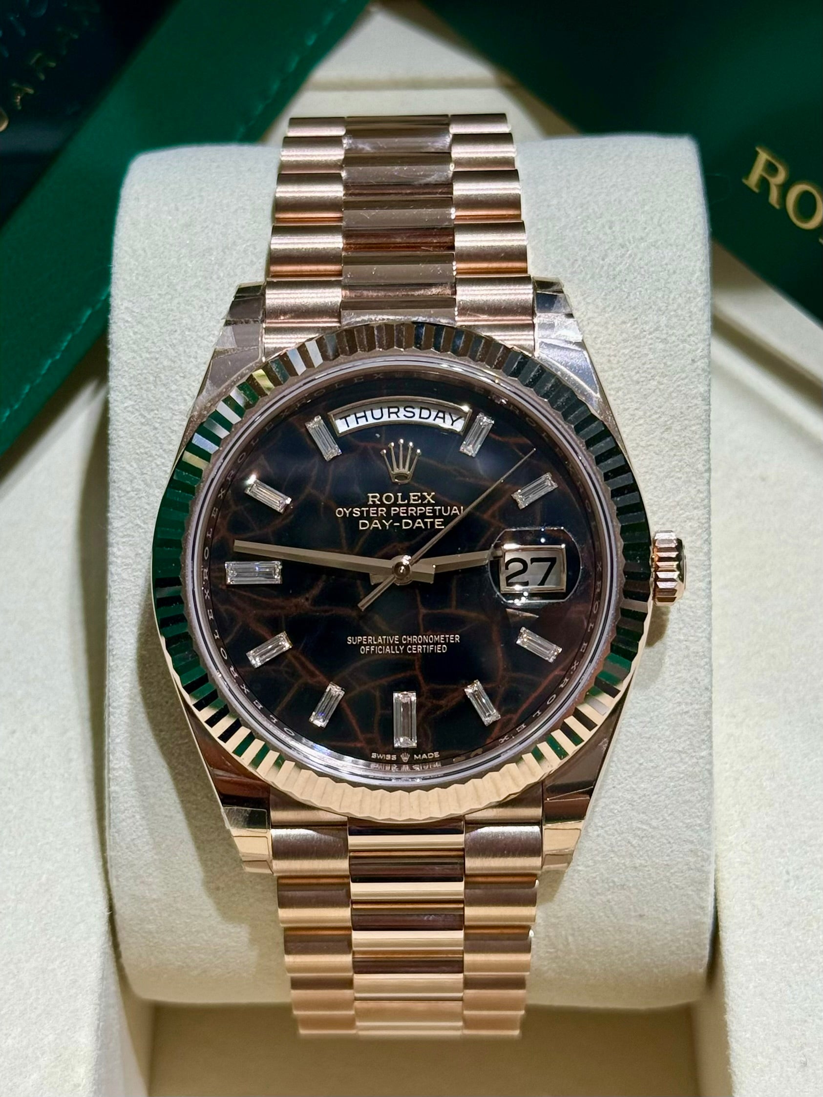 Rolex Day-Date 40 228235 "Eisenkiesel" (2024)