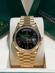 Rolex Day-Date 40mm Yellow Gold 228238 “Green Ombré” (2026)