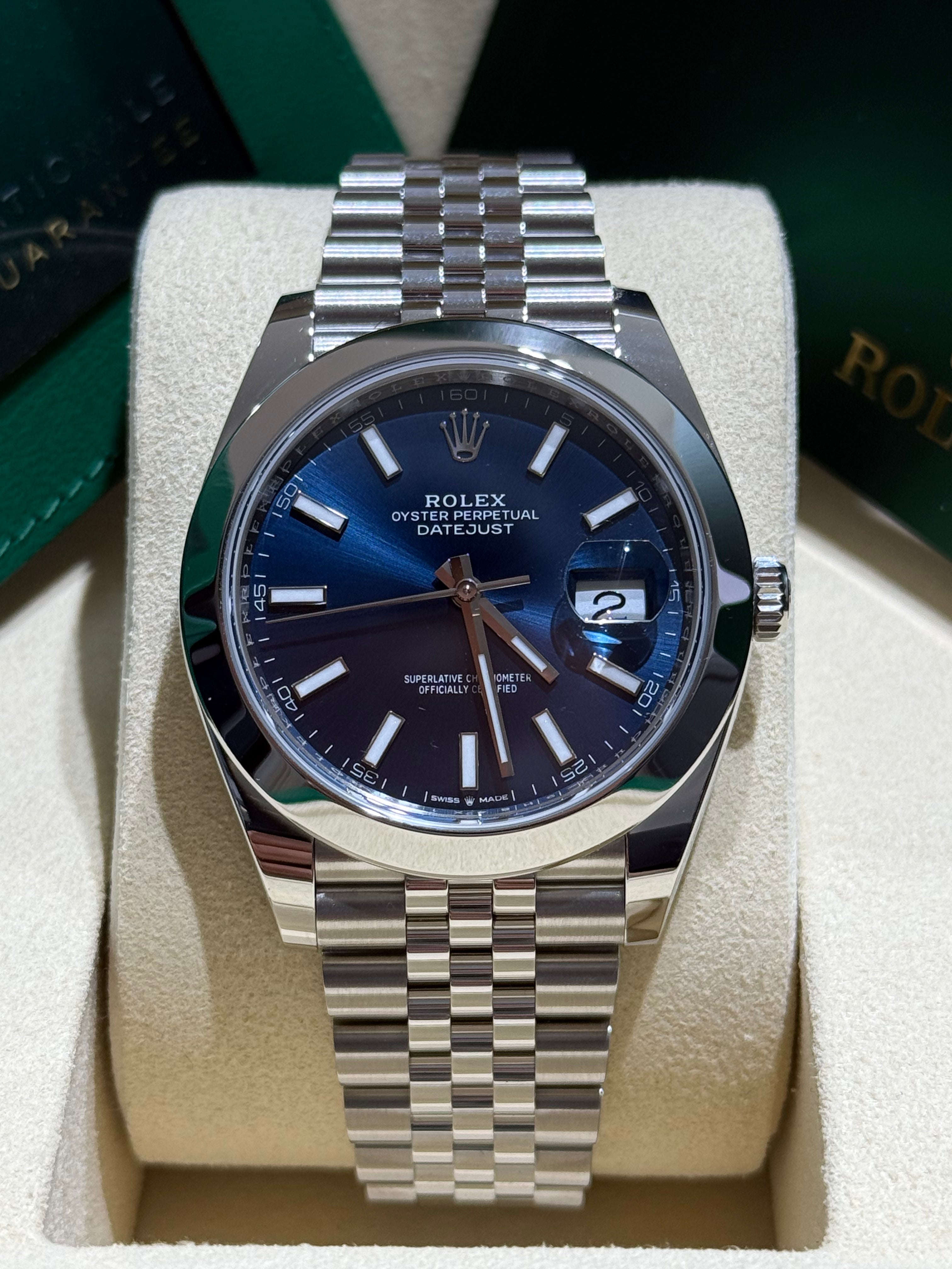 Rolex Datejust 41 "Bright Blue" 126300 (2026)