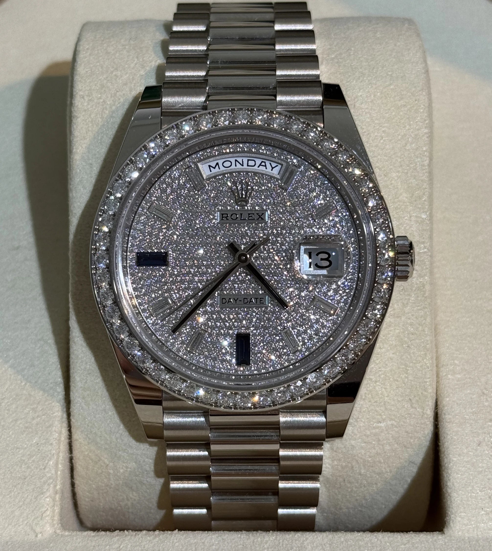 Rolex Day-Date 40 228349RBR "Pavé Diamond" (2022)