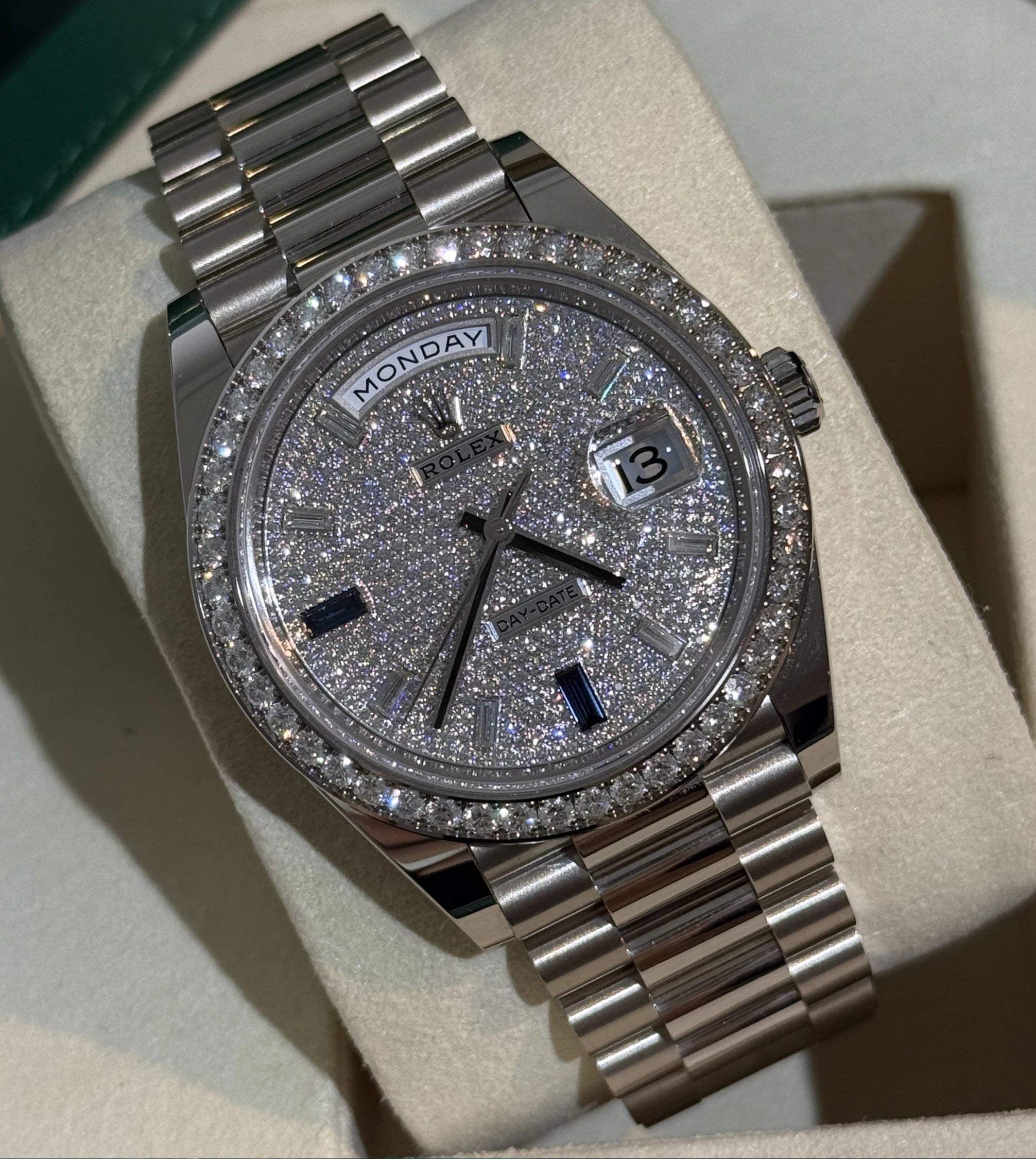 Rolex Day-Date 40 228349RBR "Pavé Diamond" (2022)